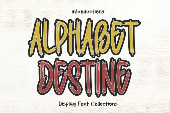 Alphabet Destine: A Bold Display Typeface for Web Design