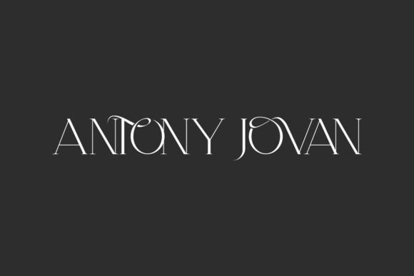 Antony Jovan: The Display Font for Bold Campaigns