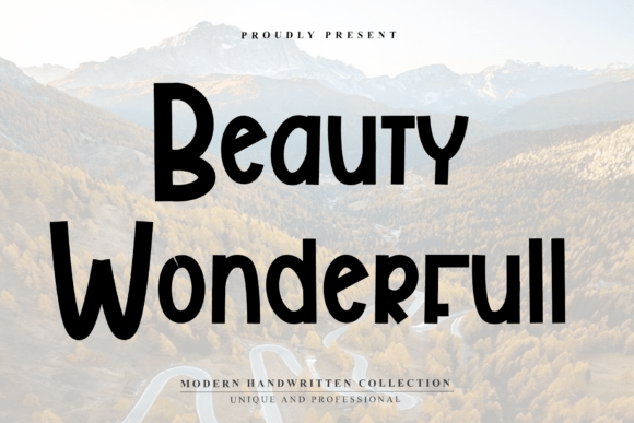 Beauty Wonderfull: The Perfect Handwritten Display Font