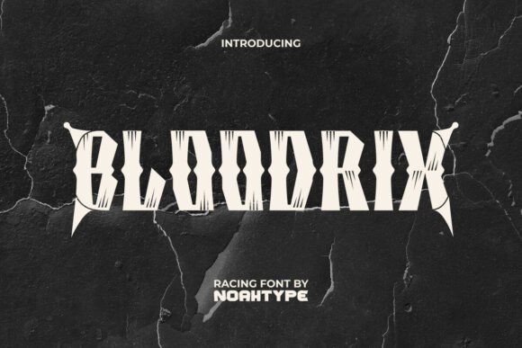 Bloodrix Font: High-Octane Display Type for Racing Campaigns