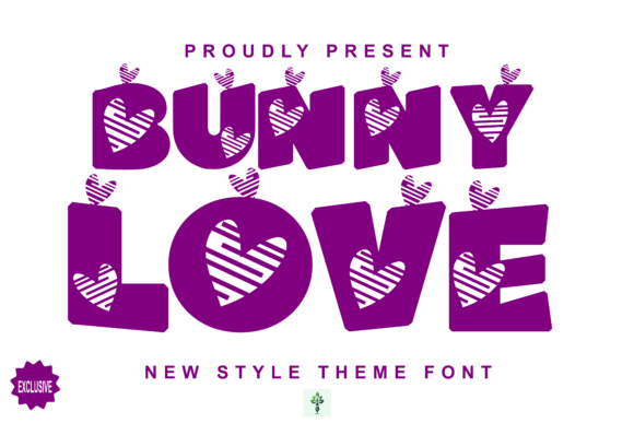 Bunny Love: A Vibrant Display Font for Modern Brands
