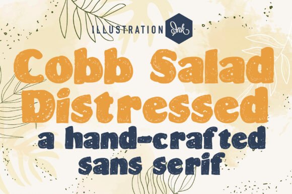 Cobb Salad Font: A Hand-Crafted Typeface for Small Business Branding
