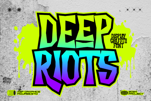 Deep Riots: A Gutsy Typeface for Bold Branding