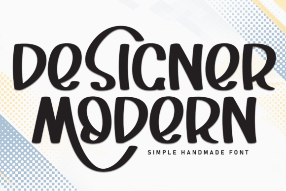 Designer Modern: A Bold Display Font for Web Headers