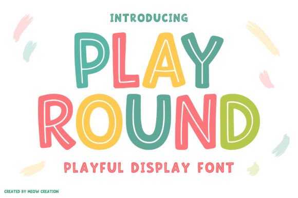 Designing Joyful Layouts with Play Round Display Fonts