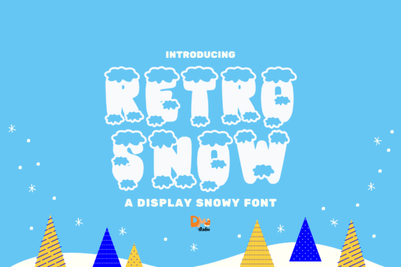 Designing Winter Campaigns with the Retro Snow Typeface