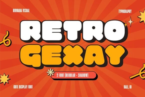 Designing with Retro Gexay: A Vintage Display Typeface