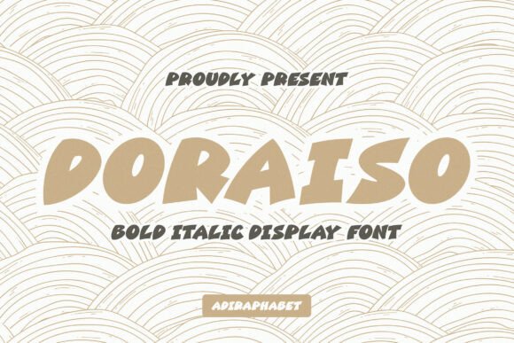 Doraiso: A Japanese-Style Display Font for Campaigns