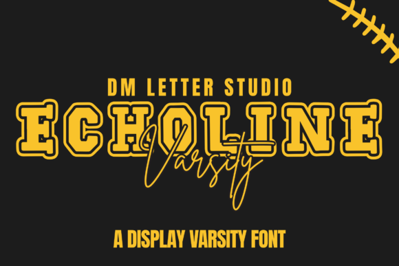 Echoline Varsity: A Bold Display Font for Modern Web Design