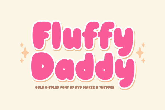 Fluffy Daddy: The Perfect Bold Typeface for Handmade Brands