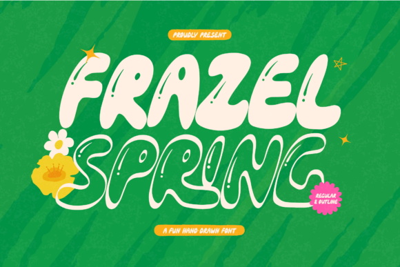 Frazel Spring: The Playful Display Font for Makers