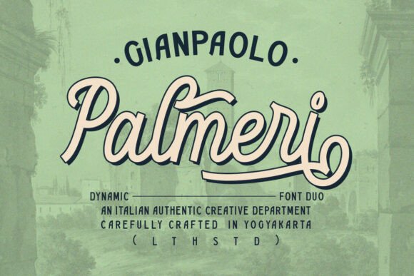 Gianpaolo Palmeri Duo: A Vintage Typeface for Modern Web Design