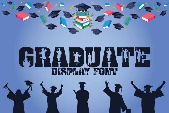 Graduate: A Cool Decorative Display Font for Branding