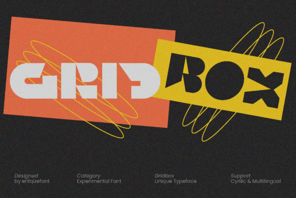 Gridbox: The Bold Display Font for Modern Makers