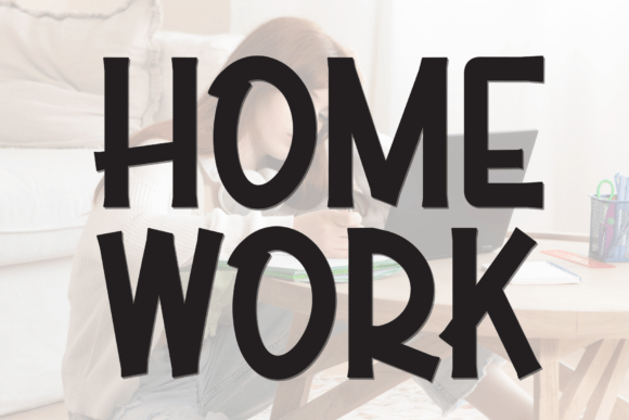 Home Work Font: A Modern Display Typeface for Branding