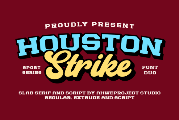 Houston Strike: A Bold Display Font for Editorial Impact