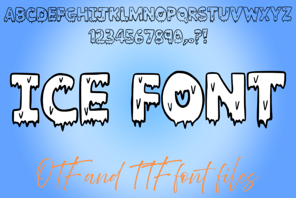 Ice: A Quirky Display Font for Modern Branding