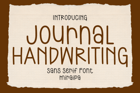 Journal Handwriting Font Review for Branding