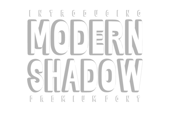 Modern Shadow Font Review: Bold Depth for Your Designs