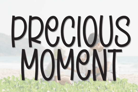 Precious Moment: A Tall Display Font for Elegant Web Design