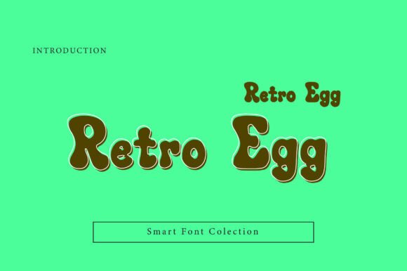 Retro Egg: A Groovy Display Font for 70s Web Design