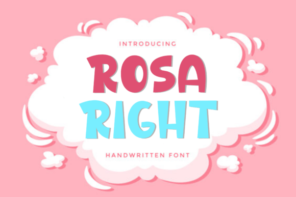 Rosa Right: A Festive Display Font for Holiday Editorial Design