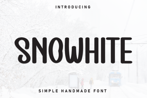 Snowhite: A Captivating Handcrafted Display Font for Makers