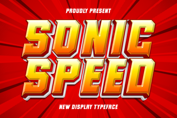 Sonic Speed: The Ultimate Display Font for Viral Content