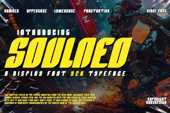 Soulneo: The Y2K Display Font for Bold Campaigns