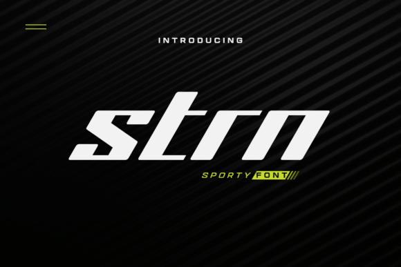 Strn: A High-Speed Display Font for Modern Editorial Design