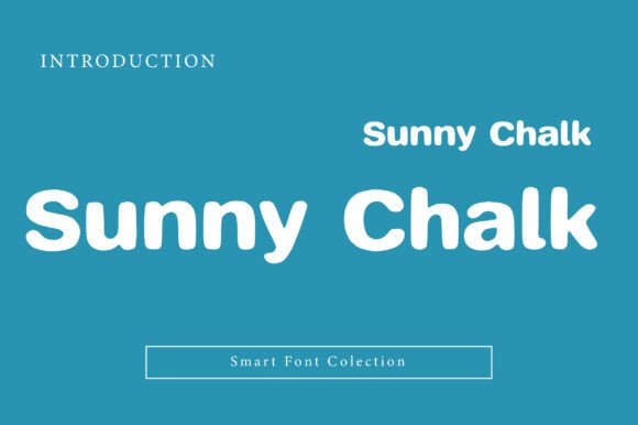 Sunny Chalk: A Cheerful Display Typeface for Brands