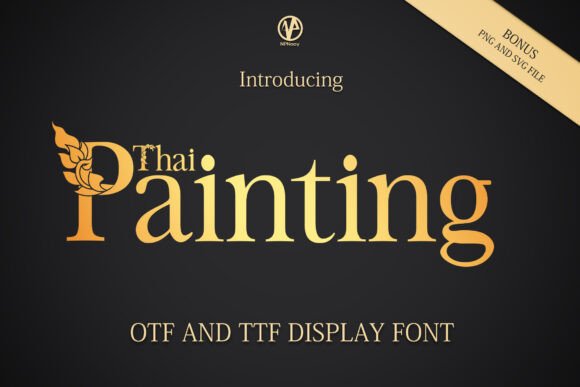 Thai Painting: A Vintage Display Font for Makers